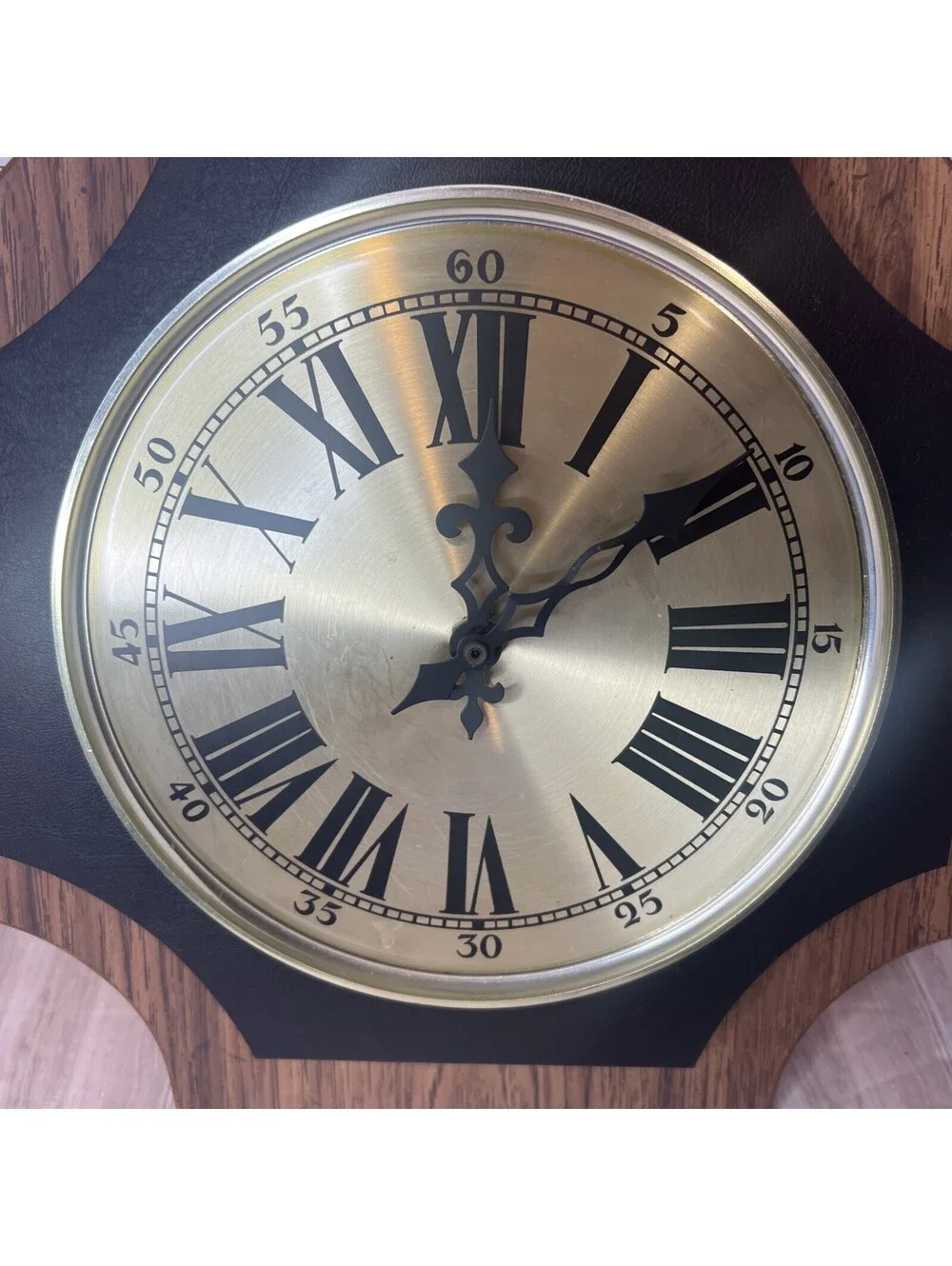 VINTAGE WALL CLOCK FLOATING PANEL VERICHRON MID CENTURY MODERN MCM EAMES ERA 75